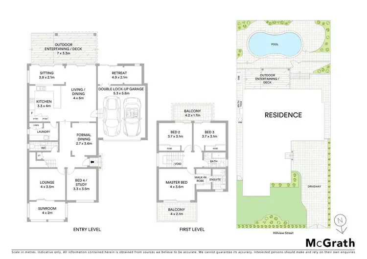Floorplan of Homely house listing, 16 Hillview Street, Sans Souci NSW 2219