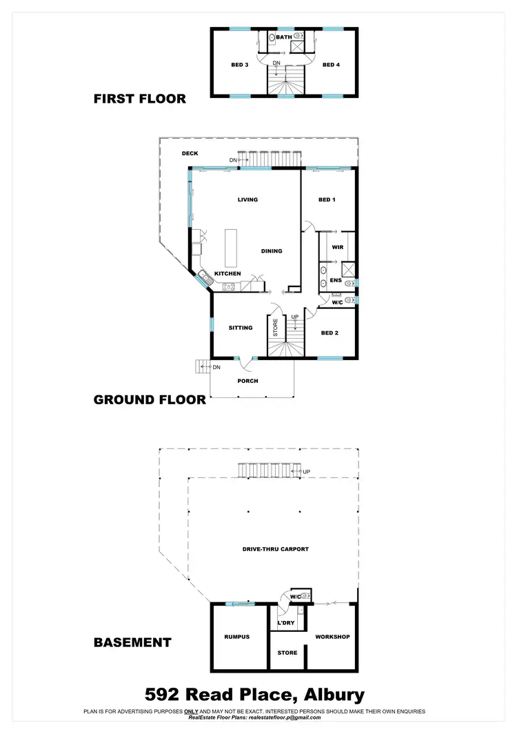 Floorplan of Homely house listing, 592 Read Place, Albury NSW 2640