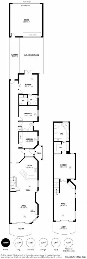Floorplan of Homely house listing, 2a The Esplanade, Somerton Park SA 5044