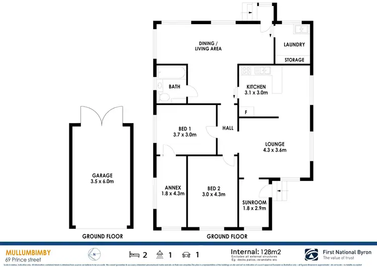 Floorplan of Homely house listing, 69 Prince Street, Mullumbimby NSW 2482