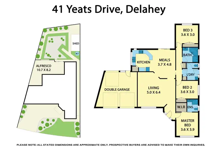 Floorplan of Homely house listing, 41 Yeats Drive, Delahey VIC 3037