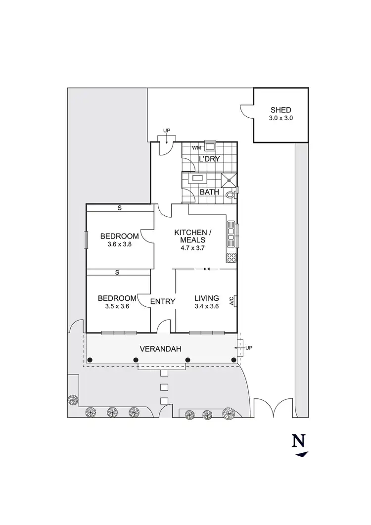 Floorplan of Homely house listing, 27 Queens Parade, Fawkner VIC 3060