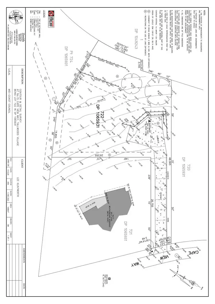 Floorplan of Homely land listing, 15 Capeview Way, Tallwoods Village NSW 2430