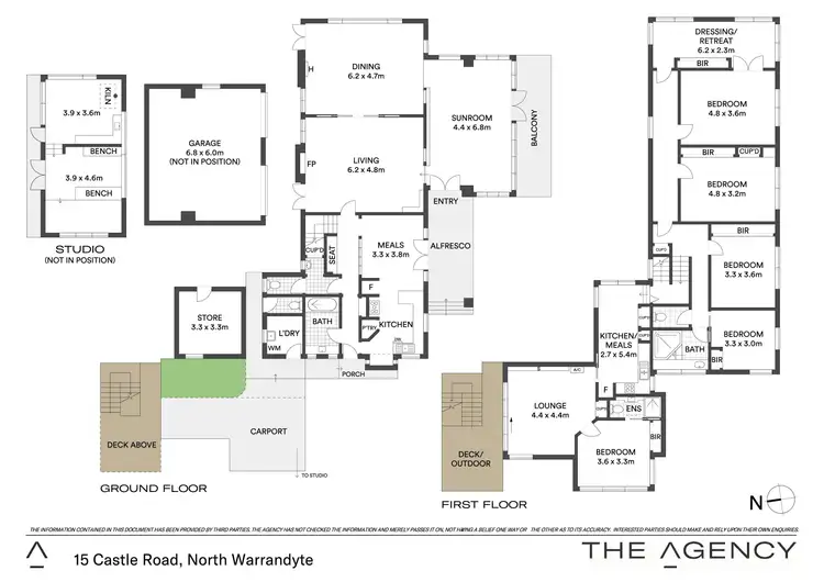 Floorplan of Homely house listing, 15 Castle Road, North Warrandyte VIC 3113