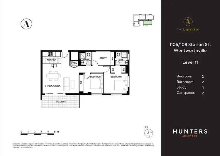 Floorplan of Homely apartment listing, 1105/108-120 Station Street, Wentworthville NSW 2145