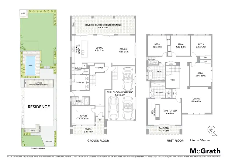Floorplan of Homely house listing, 26 Carter Crescent, Gymea Bay NSW 2227
