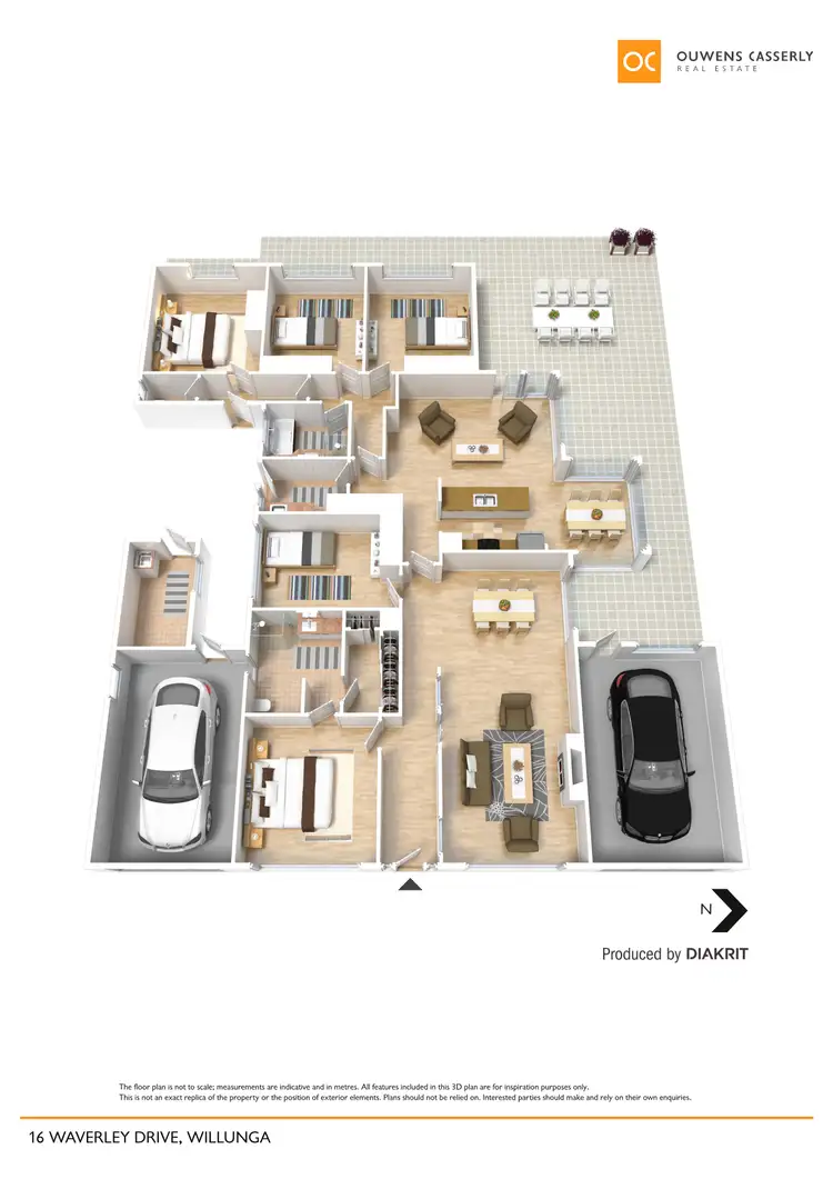Floorplan of Homely house listing, 16 Waverley Drive, Willunga SA 5172