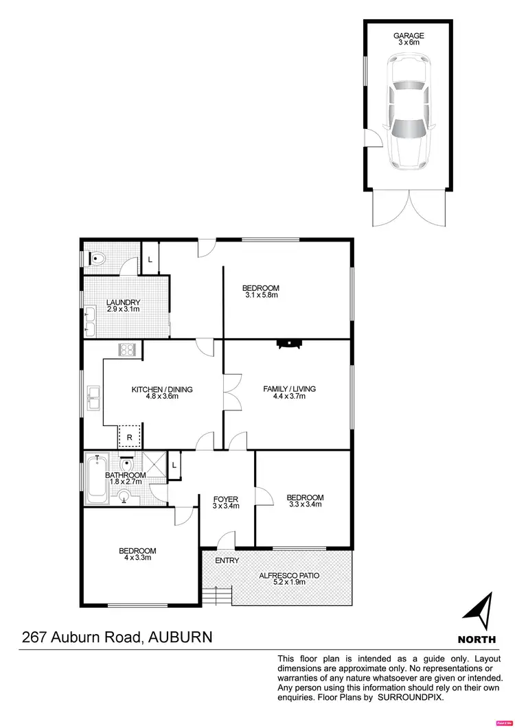 Floorplan of Homely house listing, 267 Auburn Road, Auburn NSW 2144
