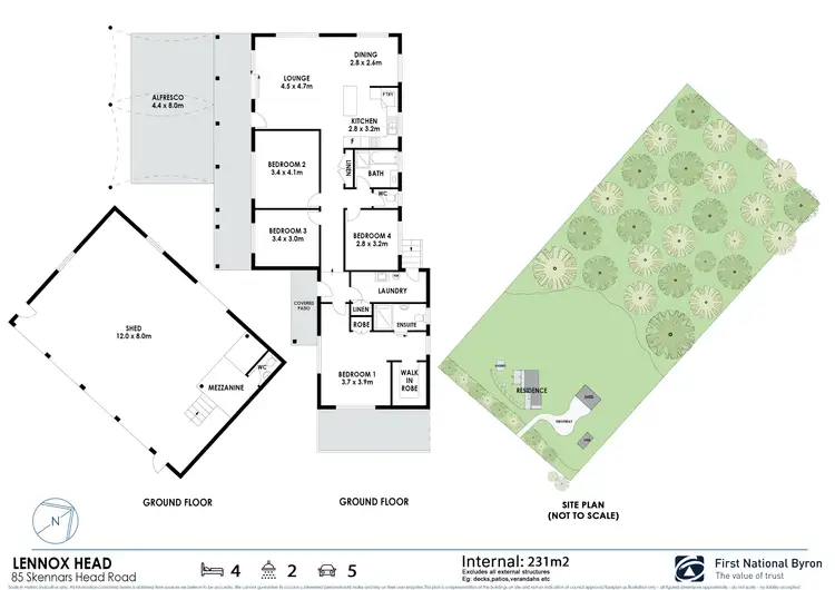 Floorplan of Homely house listing, 85 Skennars Head Road, Skennars Head NSW 2478