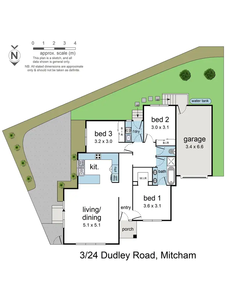 Floorplan of Homely unit listing, 3/24 Dudley Street, Mitcham VIC 3132