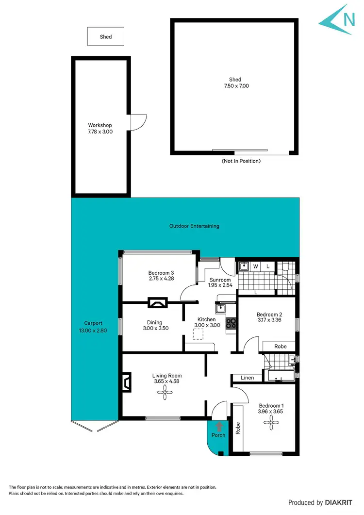 Floorplan of Homely house listing, 3 Churchill Avenue, Glandore SA 5037