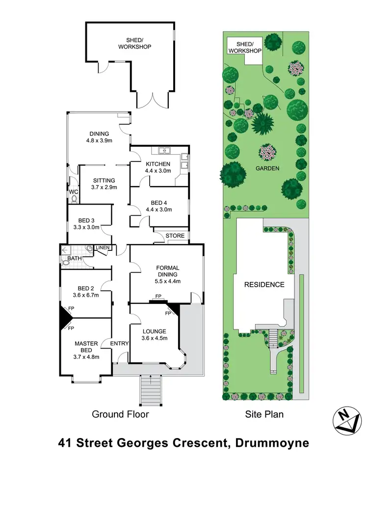 Floorplan of Homely house listing, 41 St Georges Crescent, Drummoyne NSW 2047