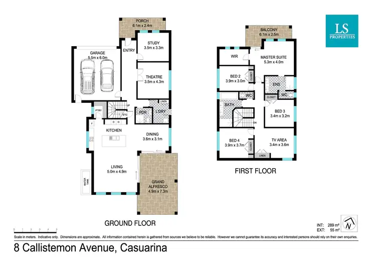 Floorplan of Homely house listing, 8 Callistemon Avenue, Casuarina NSW 2487