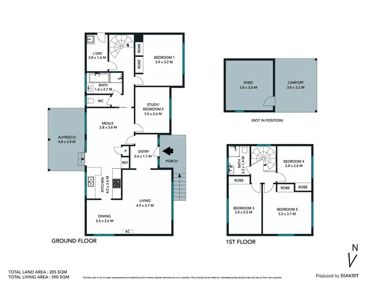 Floorplan of Homely house listing, 56 Carramar Drive, Frankston VIC 3199