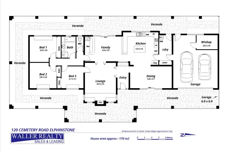Floorplan of Homely house listing, 120 Cemetery Road, Elphinstone VIC 3448