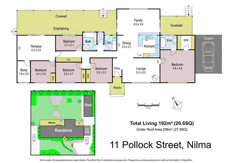 Floorplan of Homely house listing, 11 Pollock Street, Nilma VIC 3821