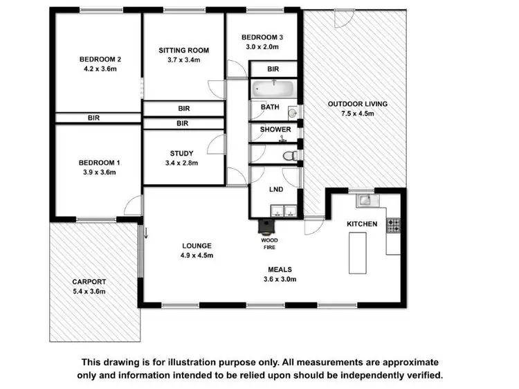 Floorplan of Homely house listing, 4 North Terrace, Tantanoola SA 5280