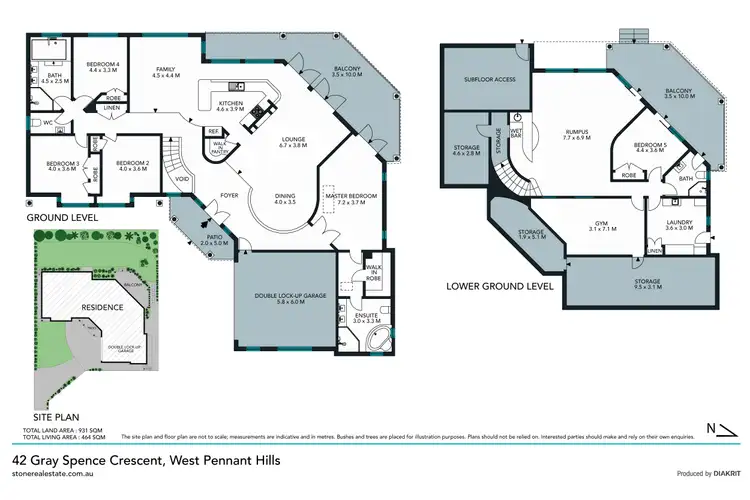 Floorplan of Homely house listing, 42 Gray Spence Crescent, West Pennant Hills NSW 2125