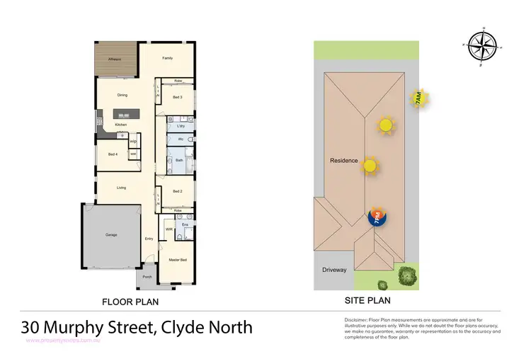 Floorplan of Homely house listing, 30 Murphy Street, Clyde North VIC 3978