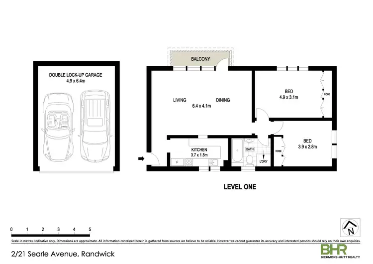 Floorplan of Homely apartment listing, 2/21 Searle Avenue, Randwick NSW 2031