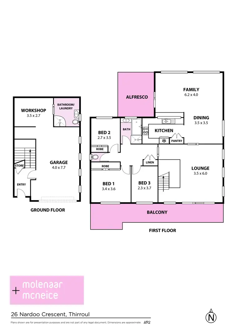Floorplan of Homely house listing, 26 Nardoo Crescent, Thirroul NSW 2515