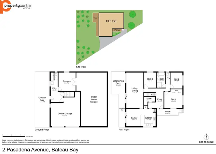 Floorplan of Homely house listing, 2 Pasadena Avenue, Bateau Bay NSW 2261