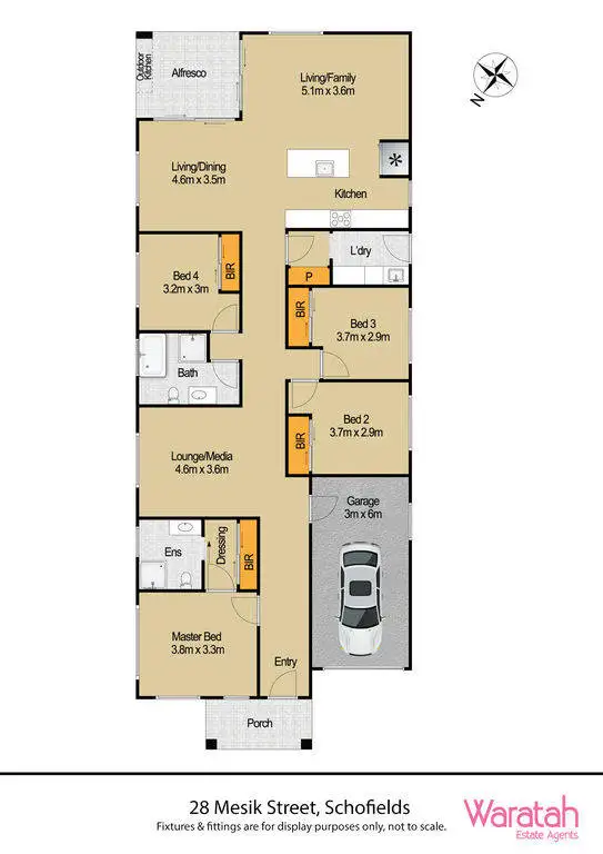 Floorplan of Homely house listing, 28 Mesik Street, Schofields NSW 2762