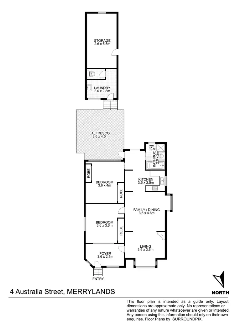 Floorplan of Homely house listing, 4 Australia Street, Merrylands NSW 2160