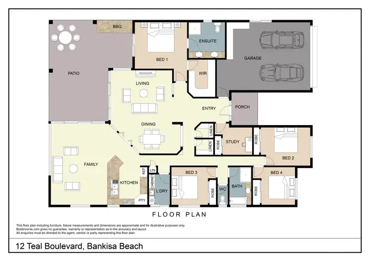 Floorplan of Homely house listing, 12 Teal Boulevard, Banksia Beach QLD 4507