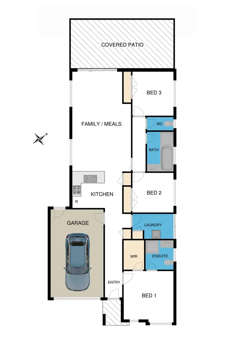 Floorplan of Homely house listing, 62 Weavers Street, Manor Lakes VIC 3024