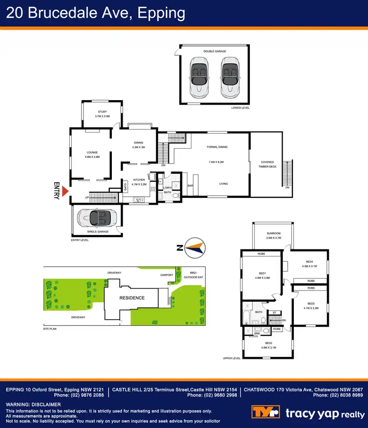 Floorplan of Homely house listing, 20 Brucedale Avenue, Epping NSW 2121