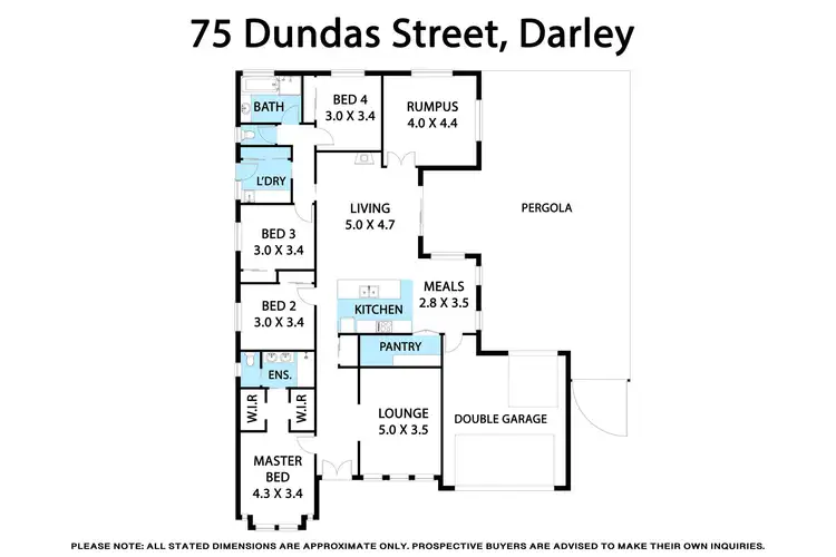 Floorplan of Homely house listing, 75 Dundas Street, Darley VIC 3340