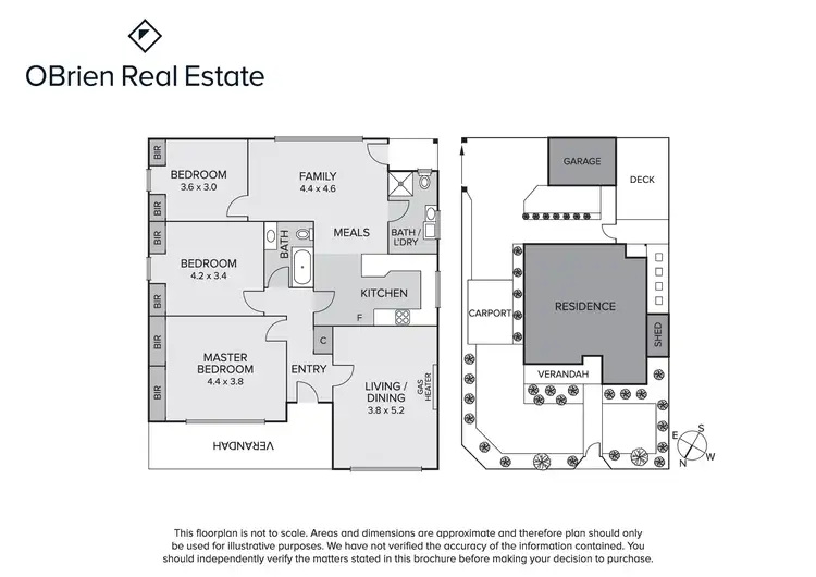 Floorplan of Homely townhouse listing, 1/110 Chute Street, Mordialloc VIC 3195