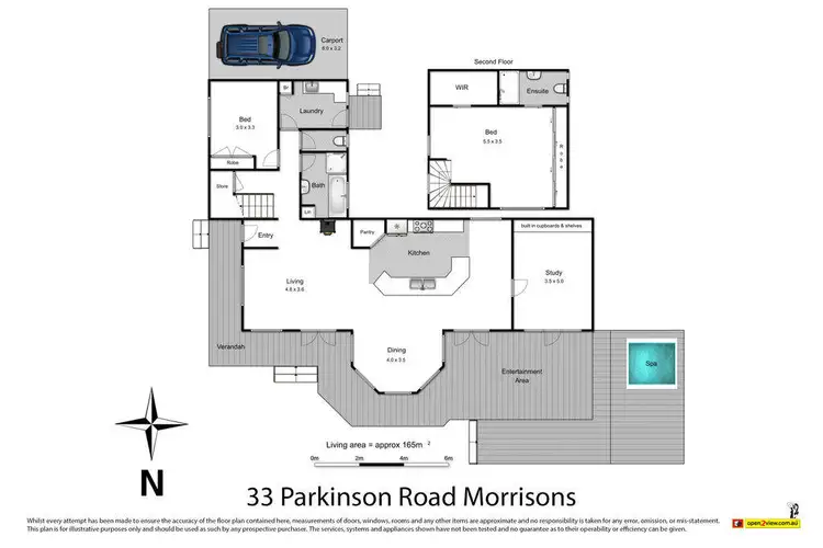 Floorplan of Homely house listing, 33 Parkinson Road, Morrisons VIC 3334