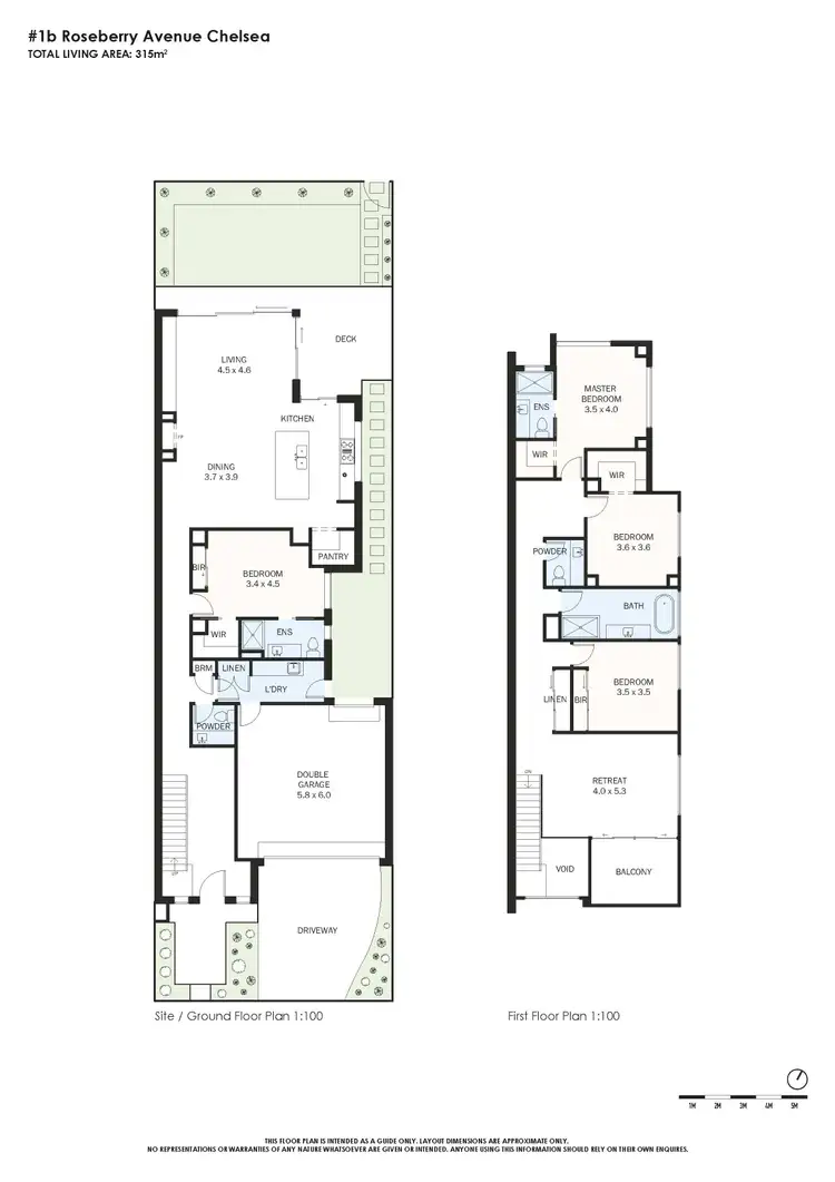 Floorplan of Homely townhouse listing, 1B Roseberry Avenue, Chelsea VIC 3196