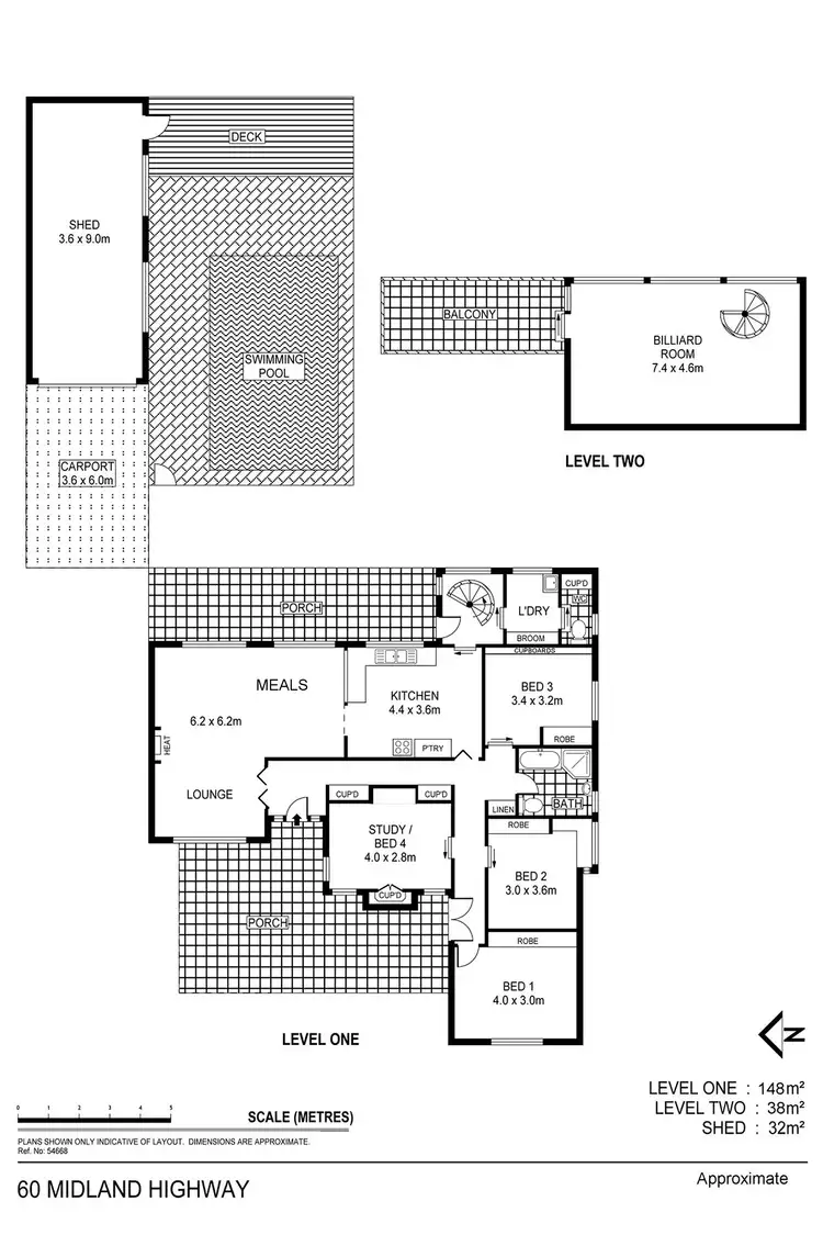 Floorplan of Homely house listing, 60 Midland Highway, Epsom VIC 3551