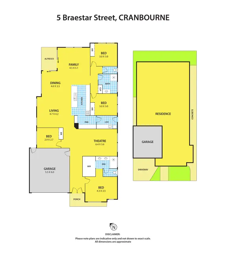 Floorplan of Homely house listing, 5 Braestar Street, Cranbourne VIC 3977