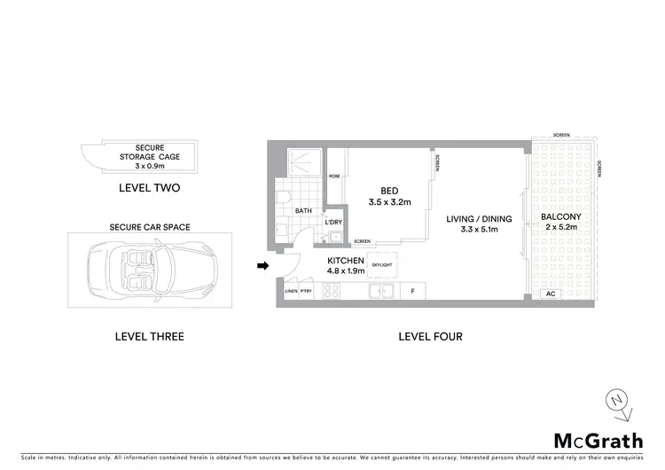 Floorplan of Homely unit listing, 418/524 Rocky Point Road, Sans Souci NSW 2219