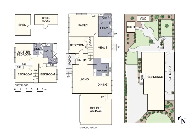 Floorplan of Homely house listing, 6 Mayfair Drive, Ferntree Gully VIC 3156