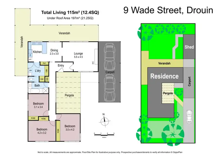 Floorplan of Homely house listing, 9 Wade Street, Drouin VIC 3818