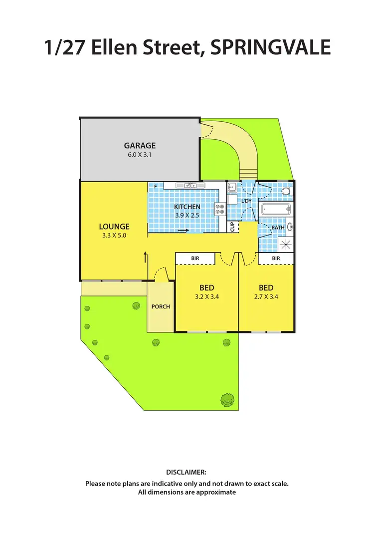 Floorplan of Homely unit listing, 1/27-29 Ellen Street, Springvale VIC 3171