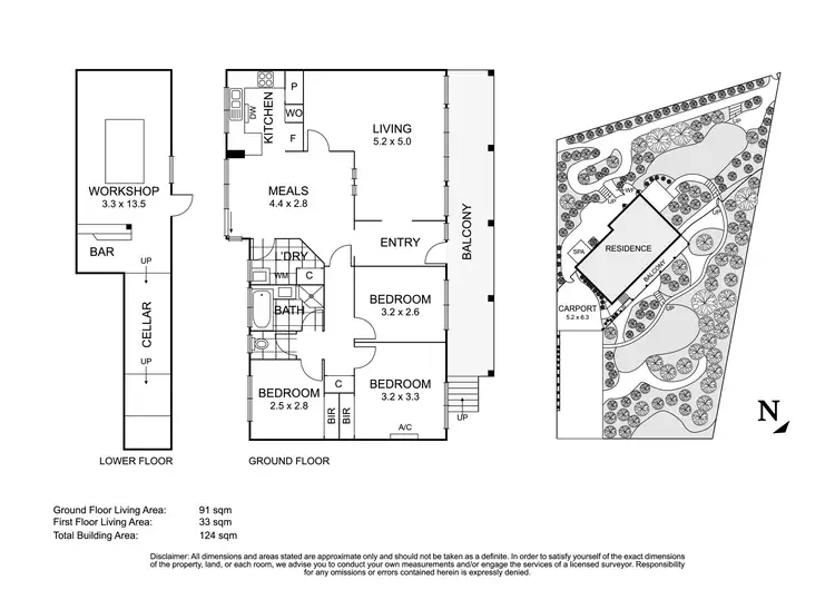 Floorplan of Homely house listing, 1/124 Dalton Street, Eltham VIC 3095