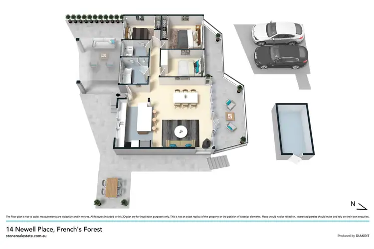 Floorplan of Homely house listing, 14 Newell Place, Frenchs Forest NSW 2086