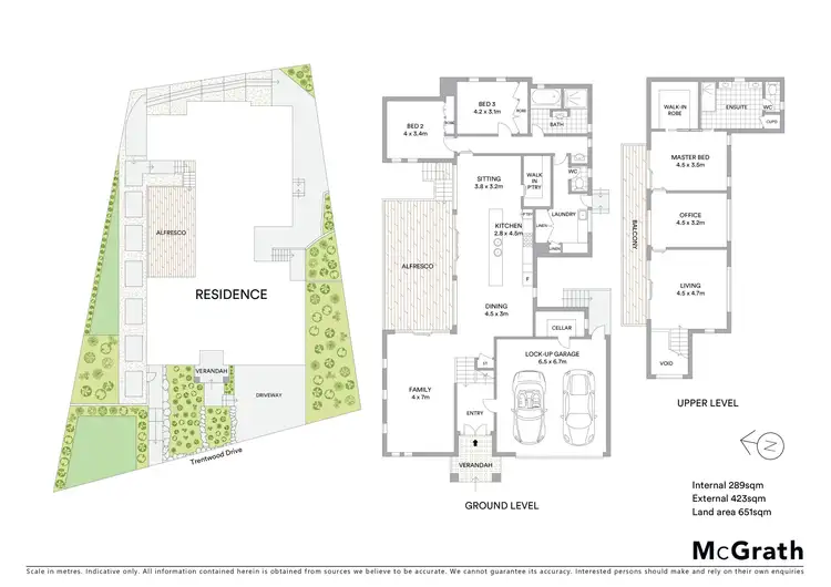 Floorplan of Homely house listing, 1 Trentwood Drive, Highton VIC 3216