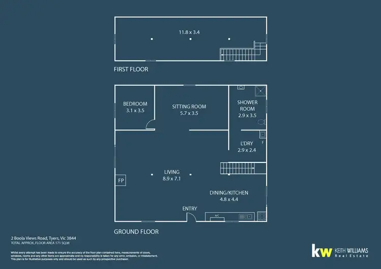 Floorplan of Homely house listing, 2 Boola Views Road, Tyers VIC 3844