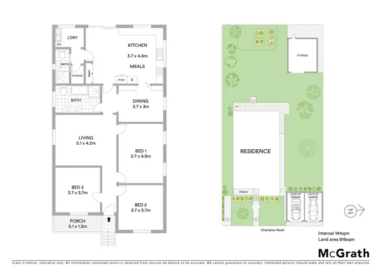 Floorplan of Homely house listing, 19 Champion Road, Tennyson Point NSW 2111