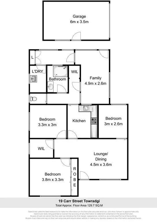 Floorplan of Homely house listing, 19 Carr Street, Towradgi NSW 2518