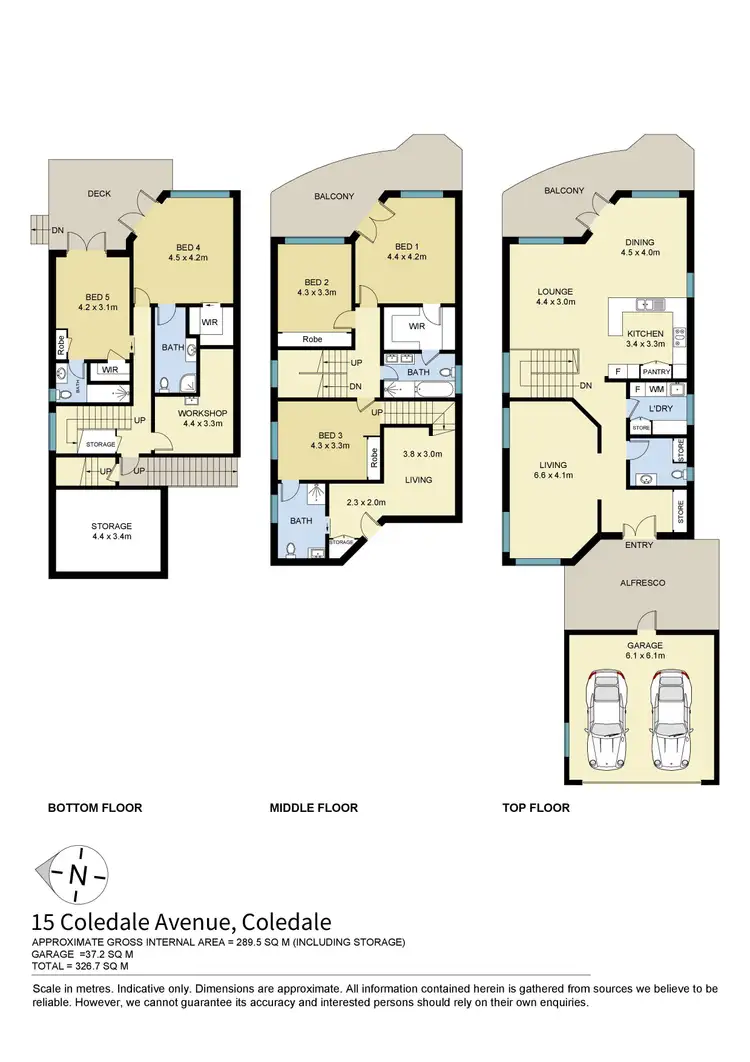 Floorplan of Homely house listing, 15 Coledale Avenue, Coledale NSW 2515