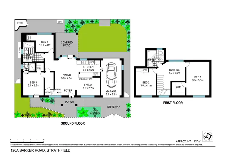 Floorplan of Homely house listing, 126A Barker Road, Strathfield NSW 2135