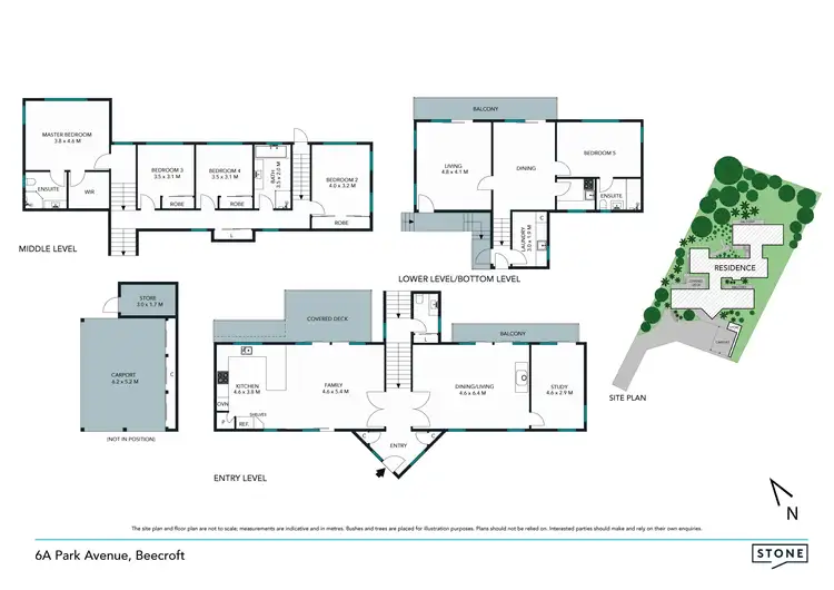 Floorplan of Homely house listing, 6A Park Avenue, Beecroft NSW 2119